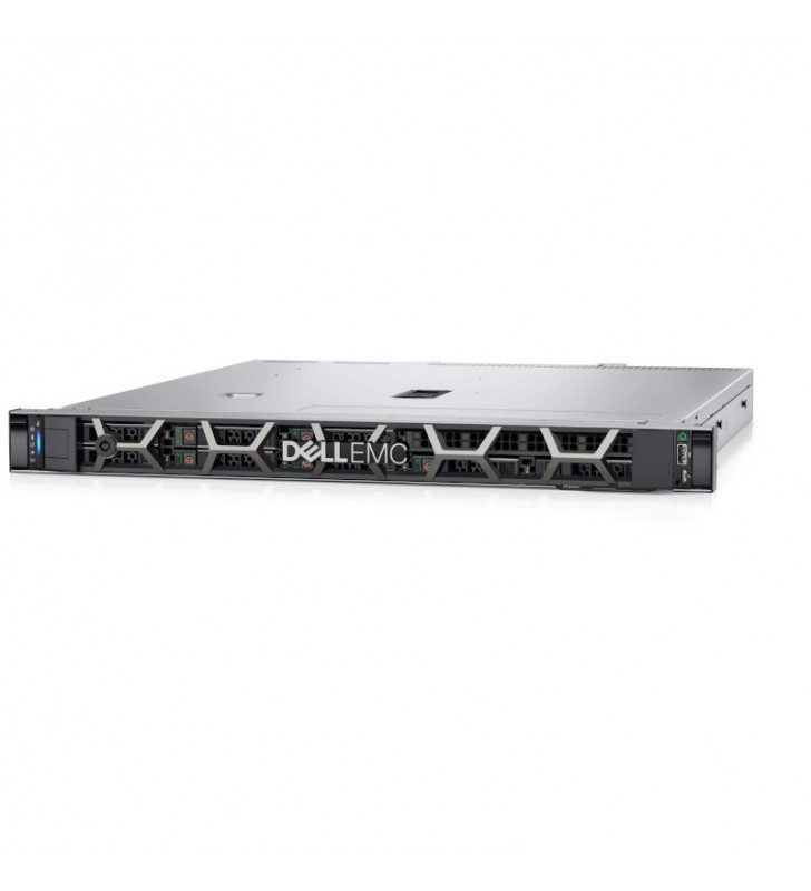 Server dell poweredge r350 rack server,intel xeon e-2314 2.8ghz(4c/4t),16gb 3200mt/s ecc udimm,2tb 7.2k rpm sata(3.5" chassis up to 4 hot plug hdd),perc h355,idrac9 express 15g,dual hot plug ps(1+1)600w,rails,3yr nbd