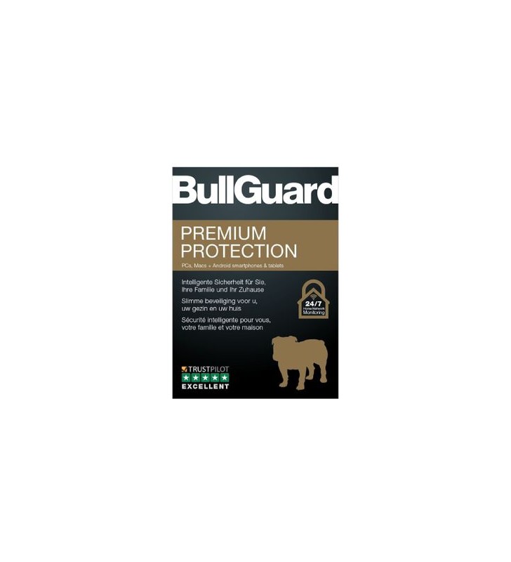 Bullguard premium protection 2020 - pachet cutie (1 an) - 10 dispozitive