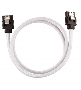 Corsair premium sleeved sata cable 2-pack - white