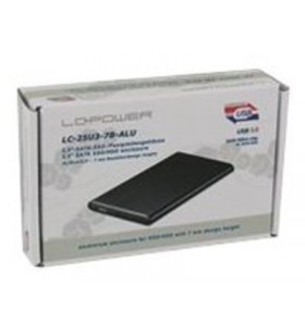 Lc power lc-25u3-7b-alu - carcasă de stocare - sata 6gb/s - usb 3.0