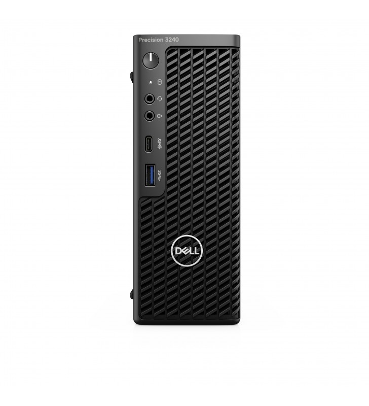 Dell precision 3240 ddr4-sdram i7-10700 cff intel core i7 16 giga bites 512 giga bites ssd windows 11 pro stație de lucru negru