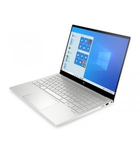 Laptop hp envy 14-eb0000nq, intel core i7-1165g7 pana la 4.7ghz, 14" wuxga, 16gb, ssd 1tb, intel iris xe graphics, windows 10 home, argintiu