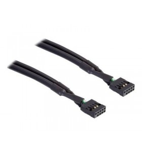 Cablu usb delock - antet usb cu 10 pini la antet usb cu 10 pini - 50 cm