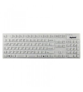 Tastatură keysonic ksk-8030 in de usb albă