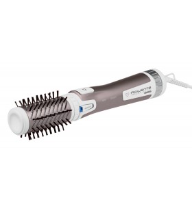 Rowenta brush activ premium care cf9540 ondulatoare și modelatoare de păr perie cu aer cald cald aluminiu, metalic, alb 1000 w
