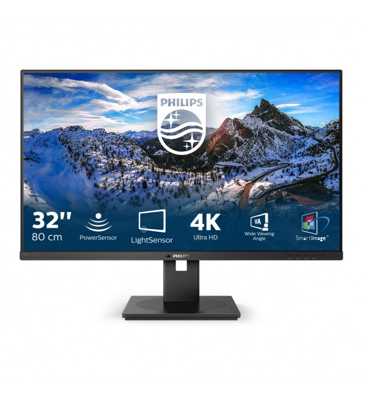 Philips b line 328b1/00 led display 80 cm (31.5") 3840 x 2160 pixel 4k ultra hd negru