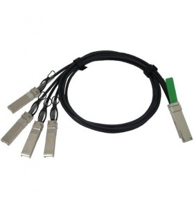 Cisco qsfp - 4xsfp10g, 1m cabluri infiniband qsfp+ 4 x sfp+ negru