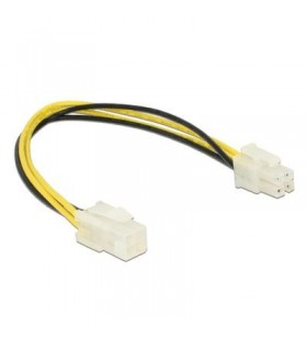 Cablu prelungitor delock p4 - 4-pini tată/4-pini mamă - 30 cm