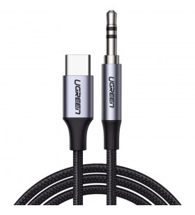 Cablu audio auxiliar jack 3.5 mm - usb type c 1m