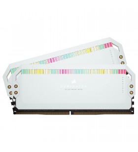 Kit Corsair DIMM 32GB DDR5-5600, memorie (alb, CMT32GX5M2B5600C36W, Dominator Platinum RGB, XMP)