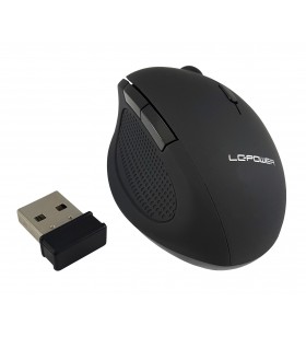 Lc power m714bw - mouse - 2.4 ghz - black