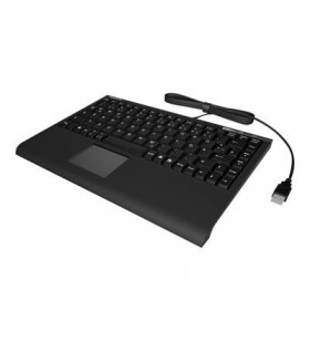 Keysonic ack-540u+ - tastatură - cu touchpad - us - negru