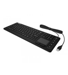 Tastatură keysonic cu touchpad ksk-6231inel - neagră