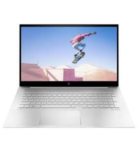 Laptop hp envy 17-ch1006nq, intel core i7-1195g7, 17.3inch, ram 16gb, ssd 512gb, intel iris xe graphics, windows 11, natural silver