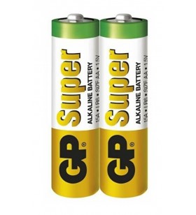 Baterie gp batteries, super alcalina aa (lr6) 1.5v alcalina, shrink 2 buc. " gp15aebc-2s2" "gppca15as026" - 305811 (include tv 0.16lei)