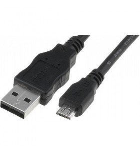 Cablu assmann digitus ak-300110-010-s, usb - micro usb-b, 1m, black