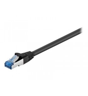 Cablu cat6a s/ftp 0,5m negru