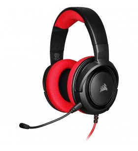 Corsair hs35 stereo gaming headset, red (eu version)