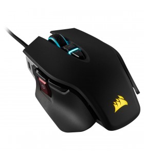 Corsair m65 rgb elite tunable fps gaming mouse, black, backlit rgb led, 18000 dpi, optical (eu version)
