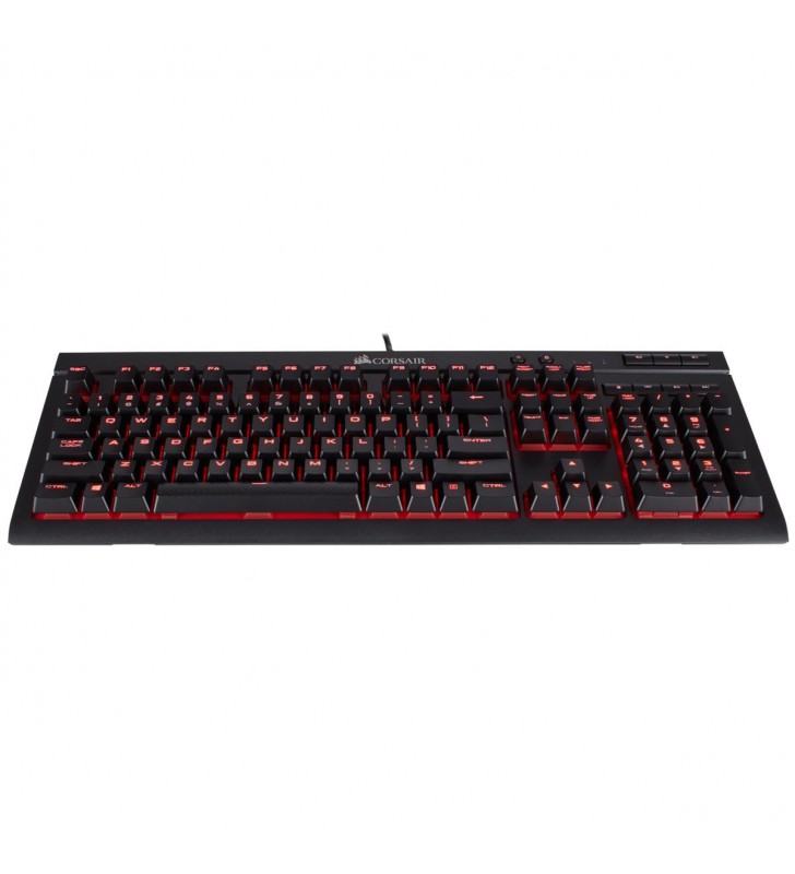 Corsair gaming k68 mechanical keyboard, backlit red led, cherry mx red (na)