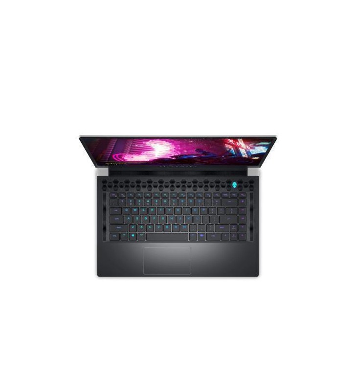 Laptop dell alienware x15 r1, intel core i9-11900h, 15.6inch, ram 32gb, ssd 2x 2tb, nvidia geforce rtx 3080 8gb, windows 11 pro, lunar light