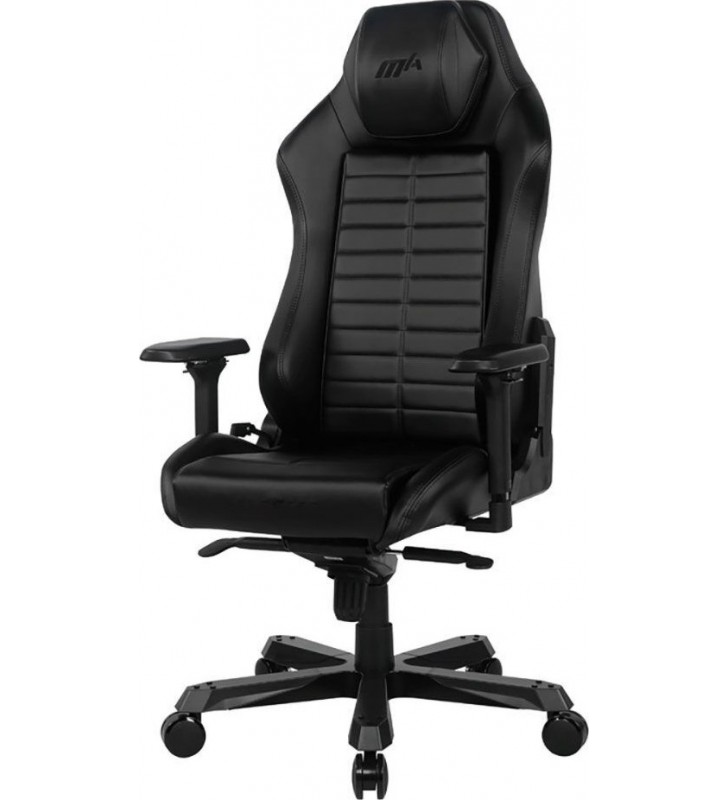 Dxracer master series dmc-i233s - scaun - aluminiu, piele artificială poliuretanică, spumă turnată de înaltă densitate, cadru de oțel, piele artificială pvc, spumă turnată la rece - negru