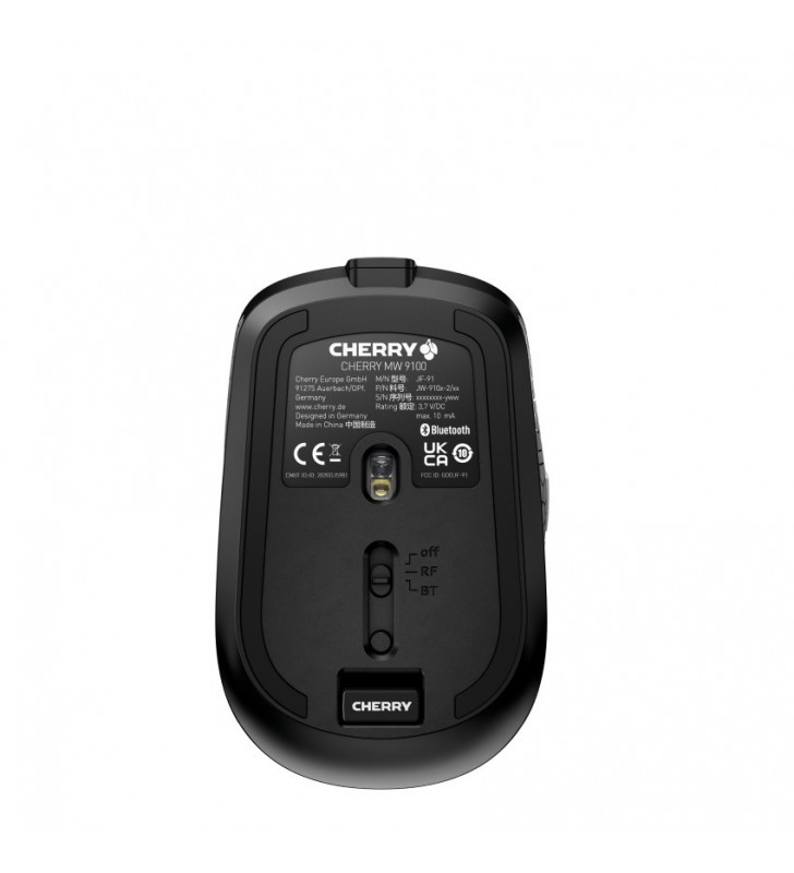 Cherry mw 9100 mouse-uri ambidextru rf wireless + bluetooth 2400 dpi