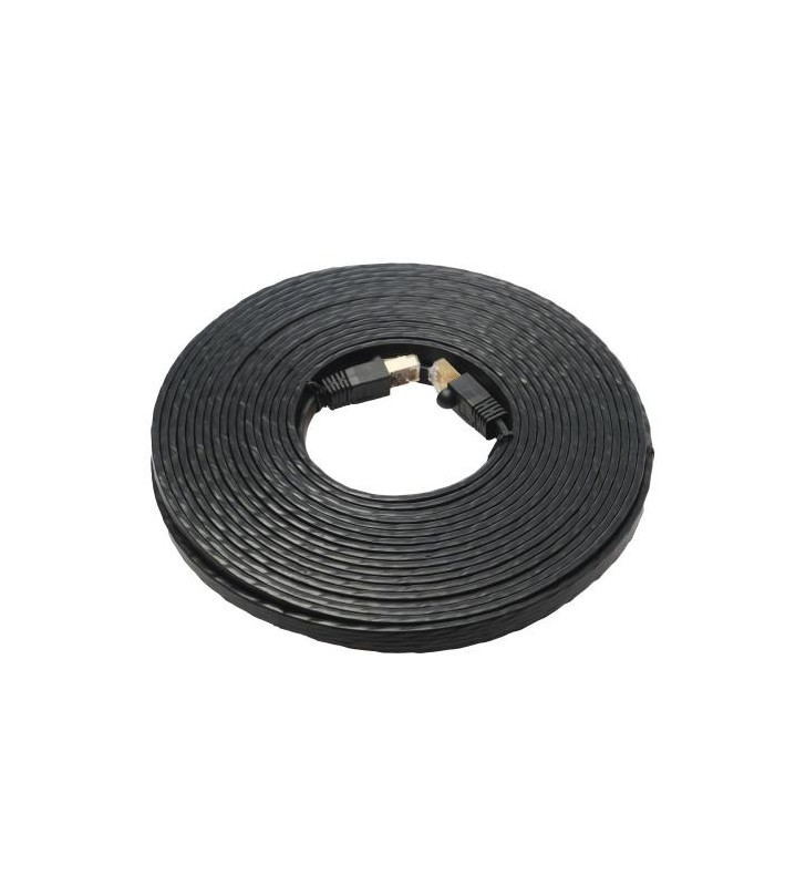 Patch cord edimax ea8-030sfa, cat8, u/ftp, 3m, black