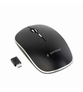 Mouse optic gembrid musw-4bsc-01, usb wireless, black