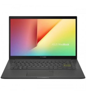 Laptop asus vivobook k413ea-ek1763, intel core i5-1135g7, 14inch, ram 16gb, ssd 512gb, intel iris xe graphics, no os, indie black