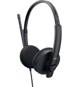 Dell wh1022 căști prin cablu bandă de fixare pe cap calls/music negru