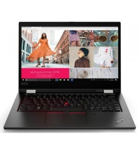Laptop 2-in-1 lenovo thinkpad l13 yoga gen2, intel core i7-1165g7, 13.3inch, ram 16gb, ssd 512gb, intel iris xe graphics, windows 10 pro, black